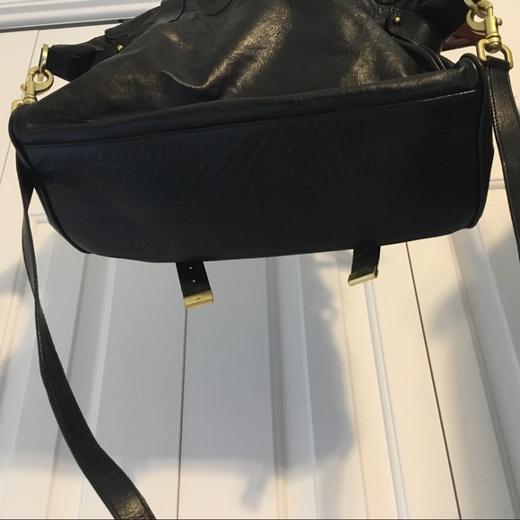 Mulberry Oversized Alexa Black Leather Gold Buckle - Picture 6 of 10